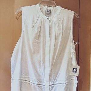 ANNE KLEIN Sleeveless Blouse